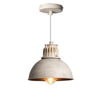 Wrought Iron Kitchen Island Pendant Light Single Head Lid Chandelier Vintage Edison Hanging in Amen Country Retro Industrial Style for Home Decoration