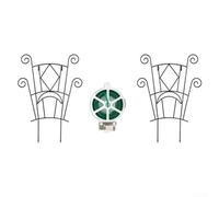 Wrought Iron Plant Stand - Indoor And Outdoor Plant Support (A)