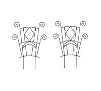Wrought Iron Plant Stand - Indoor And Outdoor Plant Support (C)