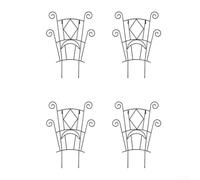 Wrought Iron Plant Stand - Indoor And Outdoor Plant Support (D)