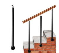 Wrought Iron Railing for Steps Safe Rails for Concrete & Wood irs Easy & Secure Ideal for Home Improvement