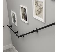 Wrought Iron Stair il Kit Adjustable 1 6 Metres for Indoor & Outdoor Steps Support Railing with Pipe Design for Safe Climbing & Stylish Decor