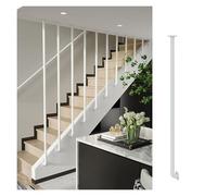 Wrought Iron Stair Railing Handrail - L-Shaped Design for Porch/Deck - Safety Feature for Preventing Falls in Apartments, Villas, and Hotels
