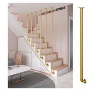 Wrought Iron Stair Railing Handrail, L-Shaped, Prevents Falls for Porch, Deck, Apartments, Villas, Hotels