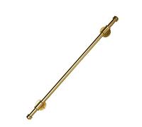 Wrought Iron Stair Railings Kit - 30 cm Gold Metal Banister Wall Support for Indoor & Outdoor Steps, Durable Safety Railings