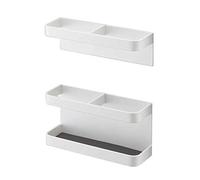 Wrought Iron Umbrella Base Stand - Stylish Wall Hanging & Floor Storage Bin for Porches Creative Umbrella Holder 16x16x8cm White