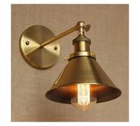 Wrount Iron Brass Vintage Wall Lamp Light for Cafe Room Edison Wall Sconce
