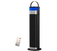 WRQIOO 2000W Electric Heater, 70°Oscillating Tower Fan and Heater, Fan Heater Energy Efficient, PTC Ceramic Space Heater with Remote Control, 12-Hour Timer, 3 Mode for Bedrooms, Living Rooms