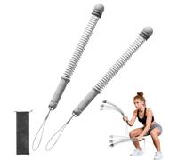 WRQIOO Battle Ropes Ropeless, 2PCS Cordless Weighted Battle Ropes with Adjustable Weights, Quiet Portable, Fat Burning & Cardio for Men, Women