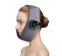 WRQIOO Cordless Face Heating Pad for TMJ Relief, Heated Face Wrap with 5 Heat Settings, 3 Vibration, Heated Face Mask for Jaw, Chin, Wisdom Teeth