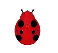 WRQIOO LED Night Light Ladybird, LED Night Light with Sensor, LED Night Light Plug in Wall, Red Night Light, Ladybird Design(Red)