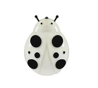 WRQIOO LED Night Light Ladybird, LED Night Light with Sensor, LED Night Light Plug in Wall, Warm White Light, Ladybird Design(White)