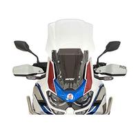WRS Caponord Transparent Protection Windscreen, Plexiglass PMMA, 4mm, Made in Italy, Compatible with Africa Twin CRF 1100 L Adventure 2020-2023