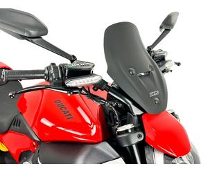 WRS Windscreen Tour Ducati Diavel V4 Matt Black Du029no