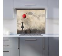 WRT Balloon Multicolour Kitchen Splashback - W900xH750mm