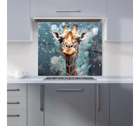 WRT Giraffe Multicolour Kitchen Splashback - W900xH750mm