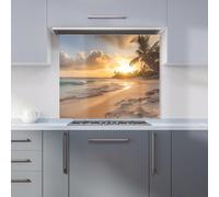 WRT Sunrise Multicolour Kitchen Splashback - W900xH750mm