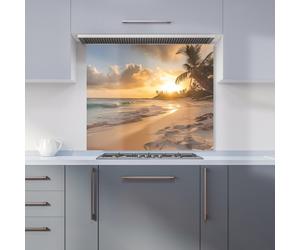 WRT Sunrise Multicolour Kitchen Splashback - W900xH750mm