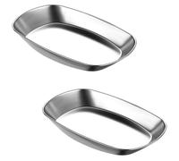 Wrtysully 10 Inches Stainless Steel Plates, Metal 304 Dinner Dishes Feeding Serving Camping Plates,Serving Platter for Salad Easy Install Easy to Use