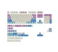 Wrtysully 150 Keys Keycaps PBT Material Keyboard Keycaps Cherry Profile Sublimation Keycap for Most Mechanical Keyboards A