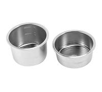 Wrtysully 2 Packs of 51mm 2/4 Cup Filters, Bottomless Portafilter Replacement Filter Basket for Coffee, for EC680 EC685