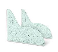 Wrtysully 2 Pcs Thickened Splash Water Guard Crystal Shine Splash Guard for Bathtub with Self-Adhesive