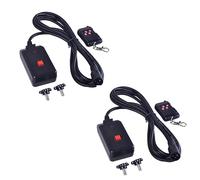 Wrtysully 2 Piece 90-240VAC 2 In 1 Wireless Remote Control 3 Pins XLR For Smoke Machine Party DJ Stage Lighting Effect Atmosphere