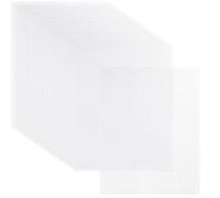 Wrtysully 20 Sheets Plastic Canvas, 13x10.2Inch 7CT Transparent Plastic Mesh Canvas Sheets for Embroidery Mesh Sheets