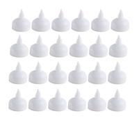 Wrtysully 24 Pack Waterproof Flameless Floating Tealights, Warm White Battery Flickering Led Tea Lights Candles - Wedding, Party, Centerpiece, Pool And Spa