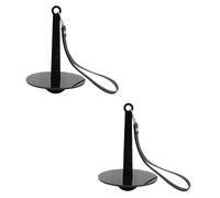 Wrtysully 2PCS Acrylic Wrist Yarn Holder with Leather Wrist Strap, Portable Yarn Ball Holder, Organizer for Knitting Supplies Easy Install A