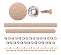 Wrtysully 30Pcs Car Ceiling Cloth Fixing Screw Car Roof Fixed Buckle Snap Rivets Retainer Automotive Headliner Repair Button Beige