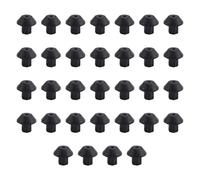 Wrtysully 32Pcs WB2K101 Range Burner Grate Kit Compatible with Ken-More Stove Grate Bumpers Replace, 247410