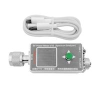 Wrtysully 35Mhz-4.4GHz N-Type Power Meter V10 Spectrum Analyzer Display Communication -70-+30dbm Attenuator Power Detector EMC
