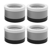 Wrtysully 4 Sets Heavy Duty Furniture Bed Risers Round Bed Lifts Risers Accessory Adjustable Height for Table Chairs Couch Cabinet Legs Sofa