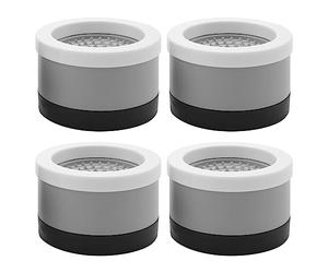 Wrtysully 4 Sets Heavy Duty Furniture Bed Risers Round Bed Lifts Risers Accessory Adjustable Height for Table Chairs Couch Cabinet Legs Sofa