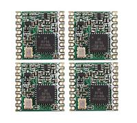 Wrtysully 4PCS RFM95 RFM95W 868 RFM95-868MHz LORA SX1276 Wireless Transceiver Module FCC ROHS ETSI REACH