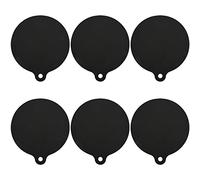 Wrtysully 6 Pcs Induction Cooktop Mat Protector Nonslip Silicone Heat Insulation Pad Cook Top Cover Reusable Heat Insulated Mat