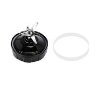 Wrtysully 7 Fins Extractor Blades for Blender Replacement Parts with Washer Rubber for Auto IQ BL486 BL642 N102 BL682 and More Blender