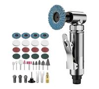 Wrtysully Angle Air Die Grinder, 90 Degree Heavy Duty 20,000 RPM Compressed Sander Polisher Tool for Contour Grinding, Polishing A