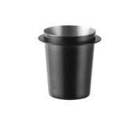 Wrtysully Black 58mm Coffee Dosing Cup Stainless Steel Coffee Cup Transport Cup Stainless Steel Universal Powder Collector Easy Install Easy to Use