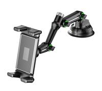 Wrtysully Car Tablet Holder Long Arm Suction Cup Mount for Tablet SUV Truck Vehicle Lift Windshield Window Vehicle Mount