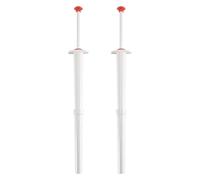 Wrtysully Deluxe Pickle Pincher, Set of 2,Pickle Picker Stainless Steel and Plastic- Olive Pepper Grabber
