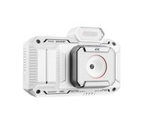 Wrtysully Digital Camera HD Retro Camera VLOG Card Camera Selfie Filter Without Card Multifunctional Camera,White Easy Install