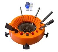 Wrtysully Drill Bit Sharpener Power Drill Bit Grinding Attachment Old Drill Bit Grinder Giant Blade Angle Grinder for Grinding