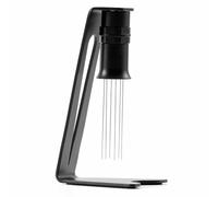 Wrtysully Espresso Needle Distributor - Magnetic Metal Stirrer Tool for Coffee - Black Coffee Distributor for Working Place