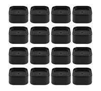 Wrtysully Furniture Risers Adjustable Bed Risers 1.38In Stackable Heavy Duty Bed Lifts Risers Square Bed Raising Blocks 16 Pcs Easy to Use