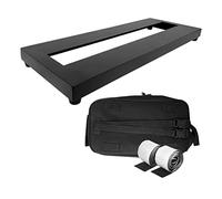 Wrtysully Guitar Pedalboard Guitar Effect Pedal Board Aluminum Alloy Pedalboard with Carrying Bag Effect Pedal Plate,Small Size