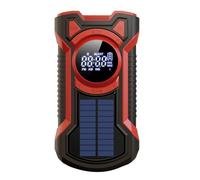 Wrtysully Hand Crank Portable AM/FM/Weather Radio with LED Flashlight Bluetooth 5.0 Speaker-A