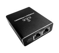 Wrtysully High Speed Gigabit Ethernet Splitter RJ45 Splitter 1 to 3 Connections 1000Mbps Supports Cat5/5E/6/7/8 Easy Install Easy to Use