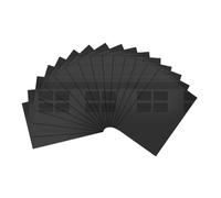 Wrtysully Magnetic Garage Door Window Glossy Magnetic Decorative Magnetic Garage Door Decorative Hardware 6x4 Inches 16PCS